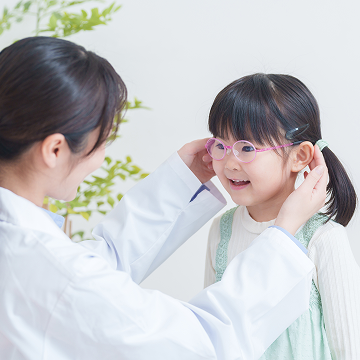 小児近視管理用眼鏡のイメージ